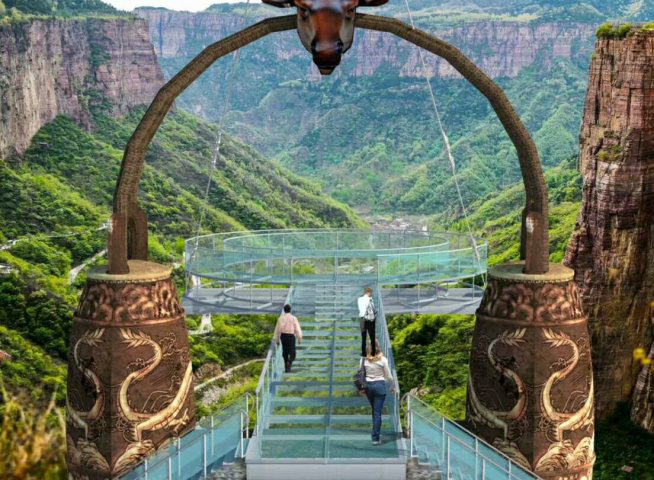 觀光玻璃平臺(tái)